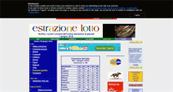 Desktop Screenshot of estrazionelotto.com