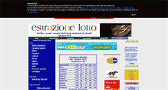 Desktop Screenshot of estrazionelotto.it